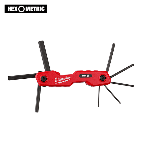 Milwaukee Juego De 8 Llaves Allen Plegables 48-22-2182