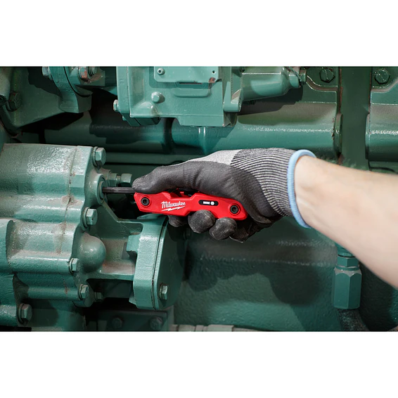 Milwaukee Juego De 8 Llaves Allen Plegables 48-22-2182 11