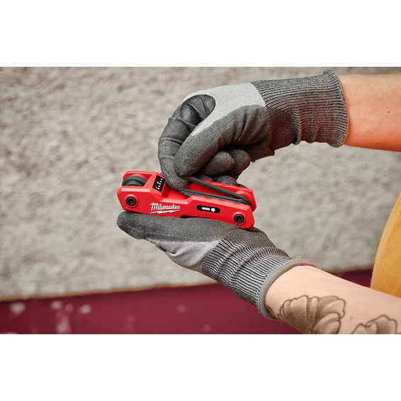 Milwaukee Juego De 8 Llaves Allen Plegables 48-22-2182 12