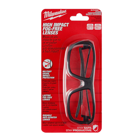 Milwaukee Lentes De Seguridad Claros Anti Impacto 48-73-2020 2