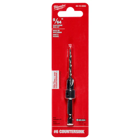 Milwaukee Broca Avellanadora N°6 - 9/64 Madera 48-13-5000 2