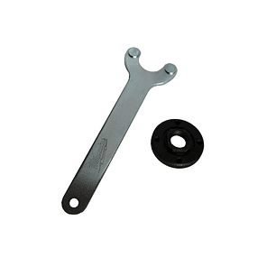 Milwaukee Llave Para Ajuste Tuerca Esmeril + Tuerca Repuesto