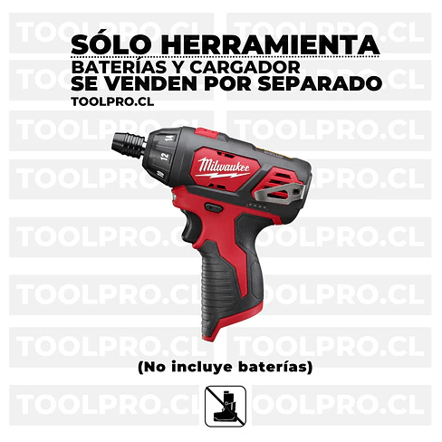 Atornillador Inalámbrico De Fijación Milwaukee M12 2401-20 2