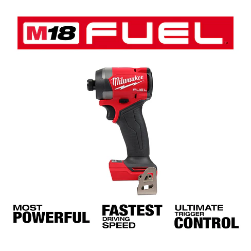 Atornillador de Impacto Milwaukee M18 Fuel 4ta Gen 2953-20 + Maleta 7