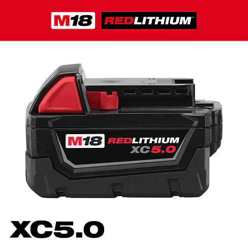 Milwaukee Batería M18 XC 5.0 Amperios Hora 48-11-1850 3