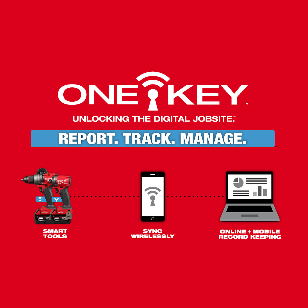 Milwaukee Kit Taladro y Atornillador M18 Fuel 4ta Gen One Key 3696-22 + Esmeril One Key 11