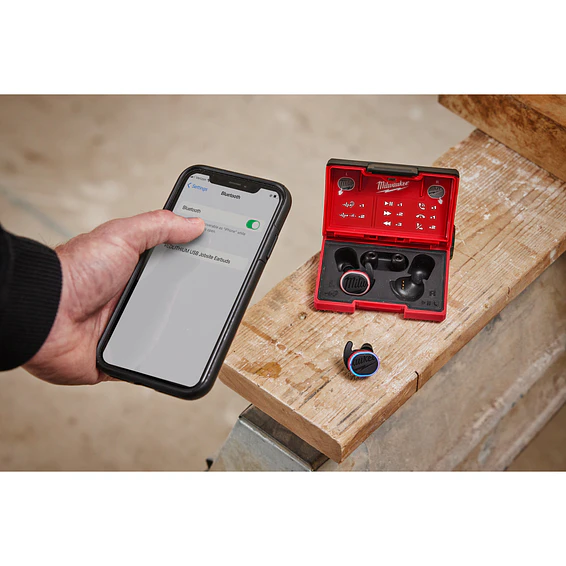 Milwaukee Audífonos Bluetooth Usb Recargables Jobsite 2191-21 4