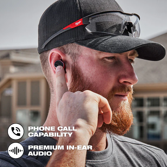 Milwaukee Audífonos Bluetooth Usb Recargables Jobsite 2191-21 5