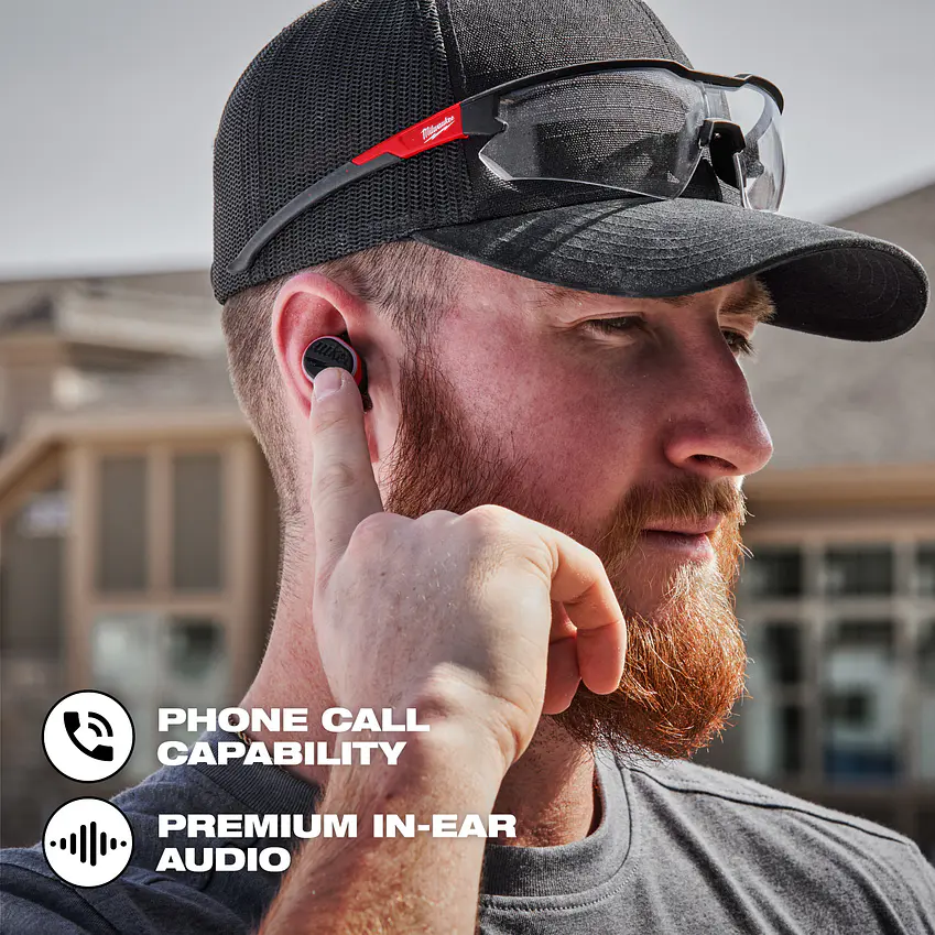 Milwaukee Audífonos Bluetooth Usb Recargables Jobsite 2191-21 5