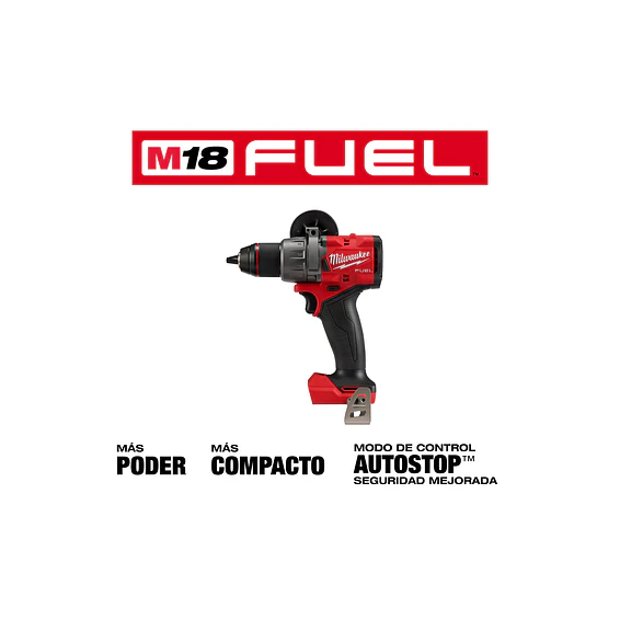 Taladro Percutor Milwaukee M18 Fuel 4ta Generación 2904-20 + Maleta 6