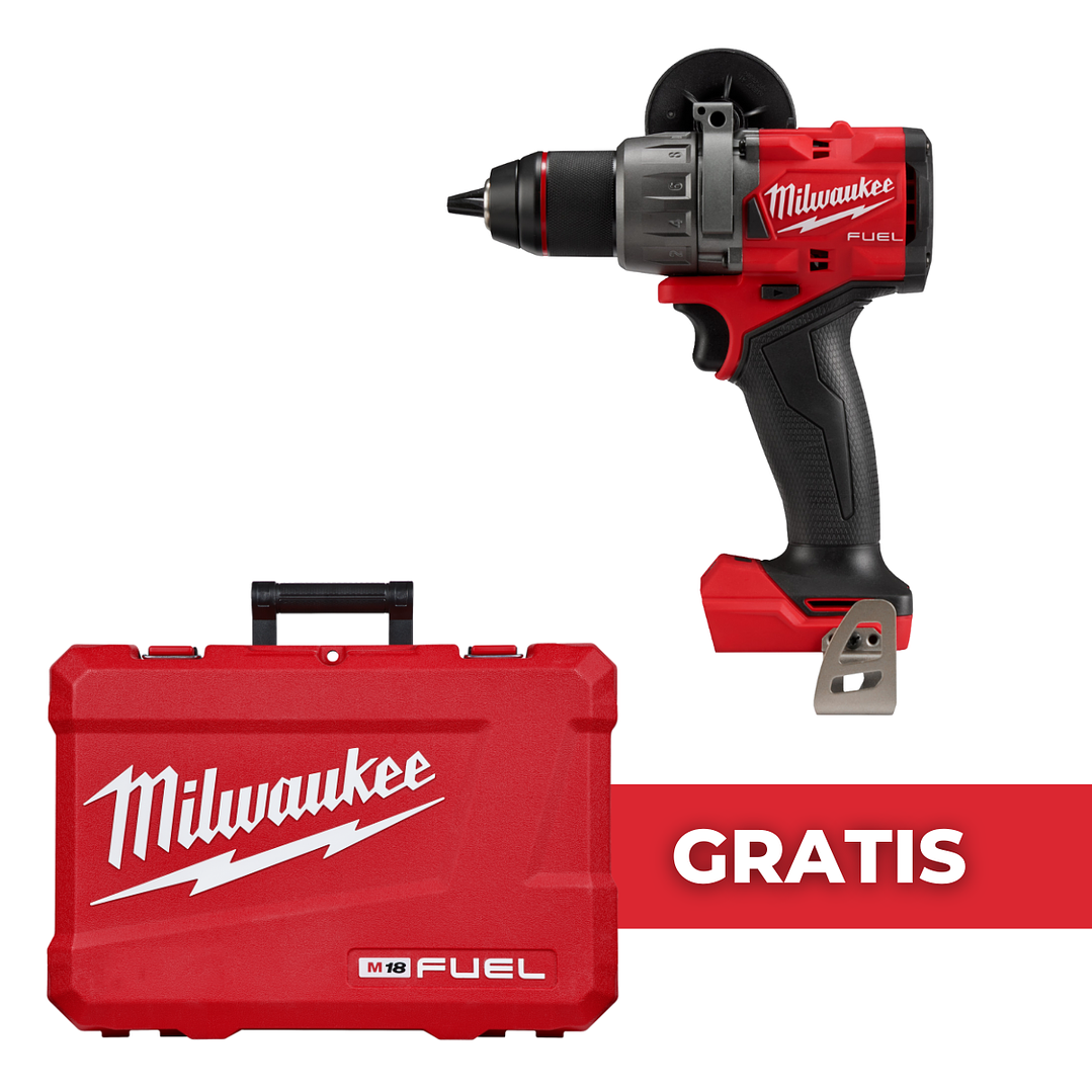 Milwaukee Taladro Percutor M18 Fuel 4ta Generación 2904-20 + Maleta 1