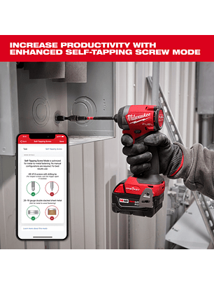 Milwaukee Kit Atornillador de Impacto M18 Fuel 4ta Gen One Key 2957-20 + 2 baterías