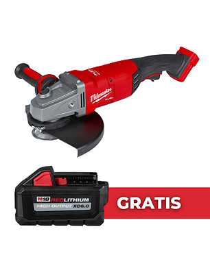 Milwaukee Esmeril Angular M18 Fuel 7 - 9 Pulg 2785-20 + Batería