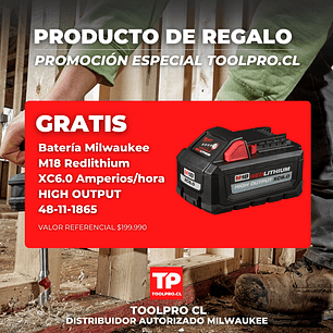 Milwaukee Esmeril Angular M18 Fuel 7 - 9 Pulg 2785-20 + Batería