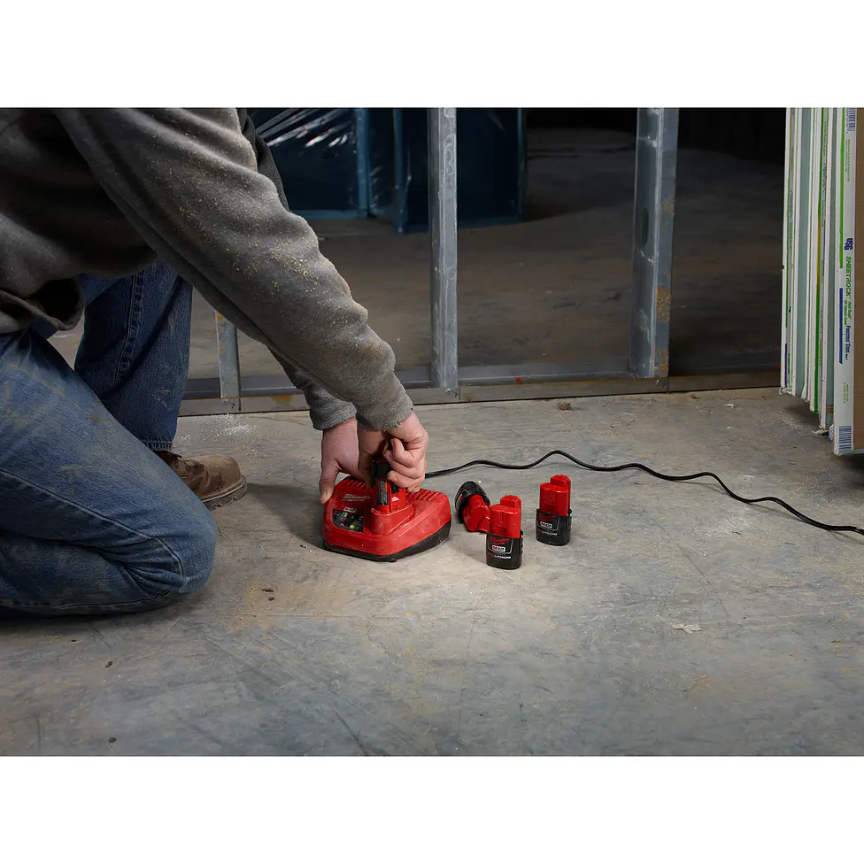 Pack 2 Baterías Milwaukee M12 CP 1.5 Amperios + Cargador 5