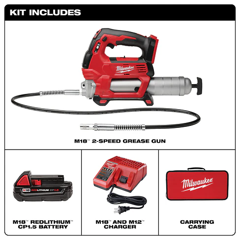 Milwaukee Kit Grasera M18 10.000 psi 2 Velocidades 2646-21ct 4