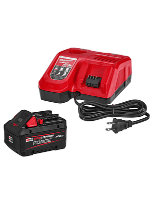 Milwaukee Pack Batería M18 Forge 8 Amperios + Cargador Rápido 48-59-1881