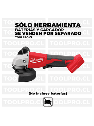 Milwaukee Esmeril Angular 4.5 - 5 Pulgadas M18 Brushless 2686-20