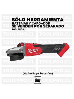 Milwaukee Esmeril M18 Fuel Cabezal Plano 5