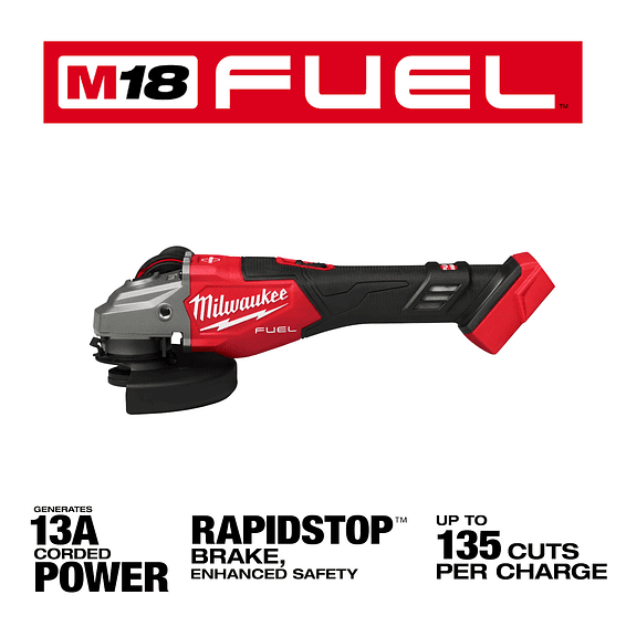 Esmeril Angular Milwaukee M18 FUEL 4.5 a 6