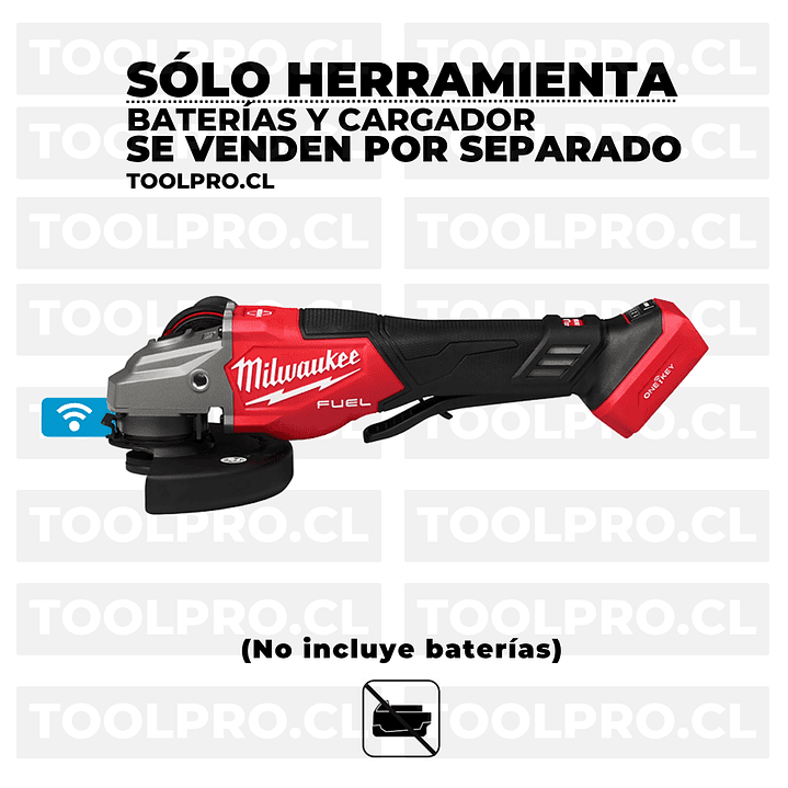 Milwaukee Esmeril M18 FUEL 4.5 a 6 Pulg Velocidad Variable con ONE-KEY 3672-20 2