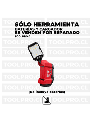 Milwaukee Foco Multidireccional M12 ROVER Magnético 1200 Lúmenes Compatible con PACKOUT