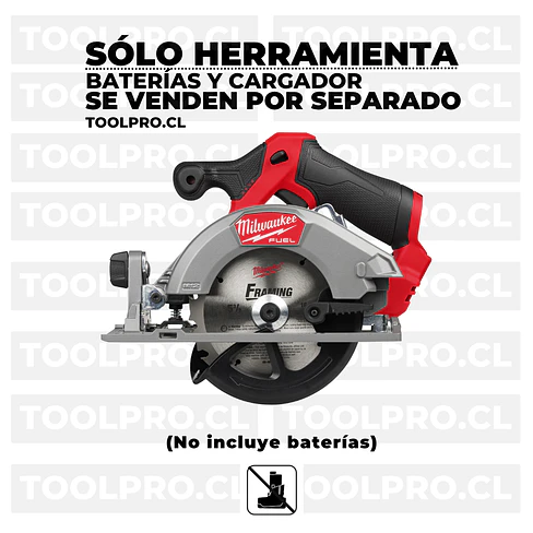 Sierra Circular 5-3/8 Milwaukee M12 Fuel 2da Gen 2521-20 2