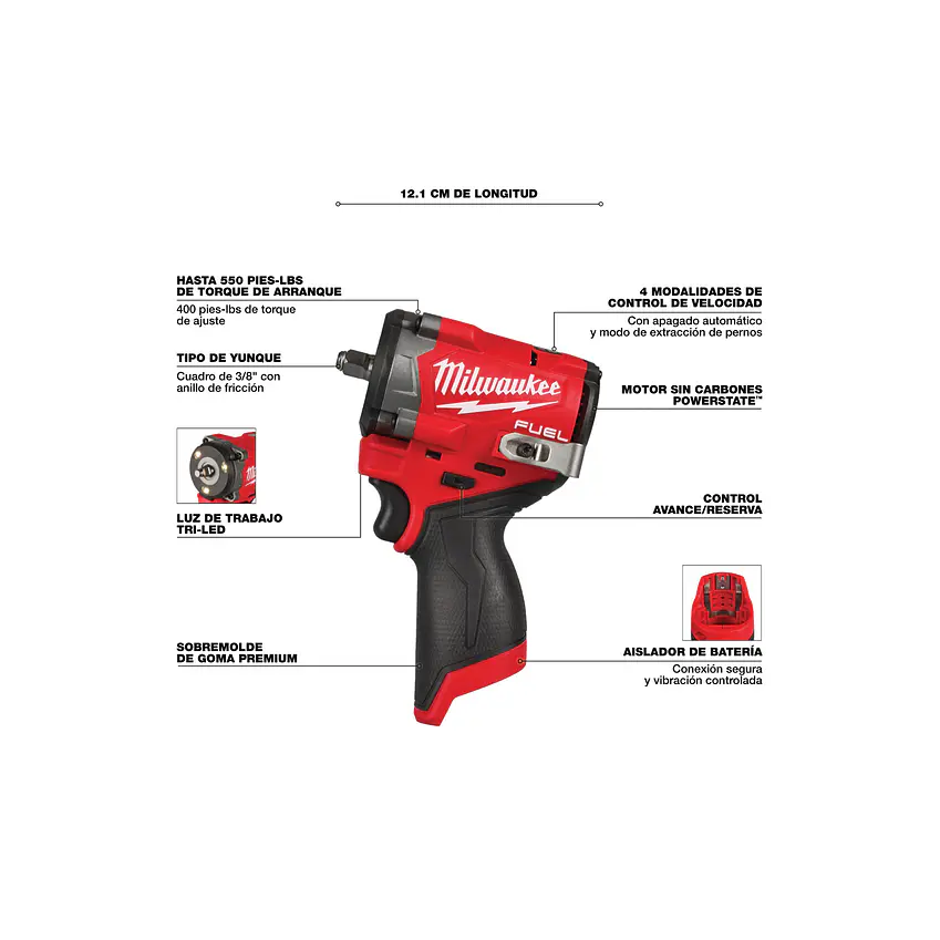 Llave de Impacto 1/2