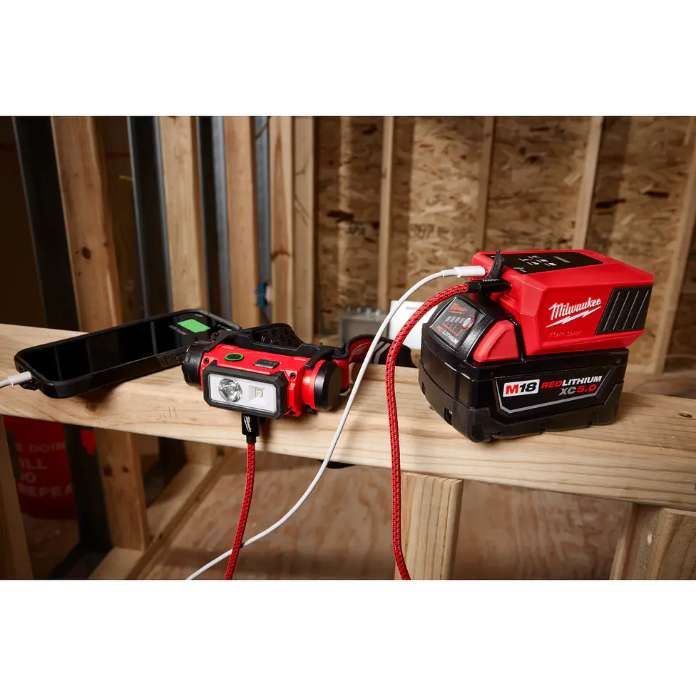 Cargador y Fuente de Alimentación USB Milwaukee M18 TOP-OFF 2847-20 10