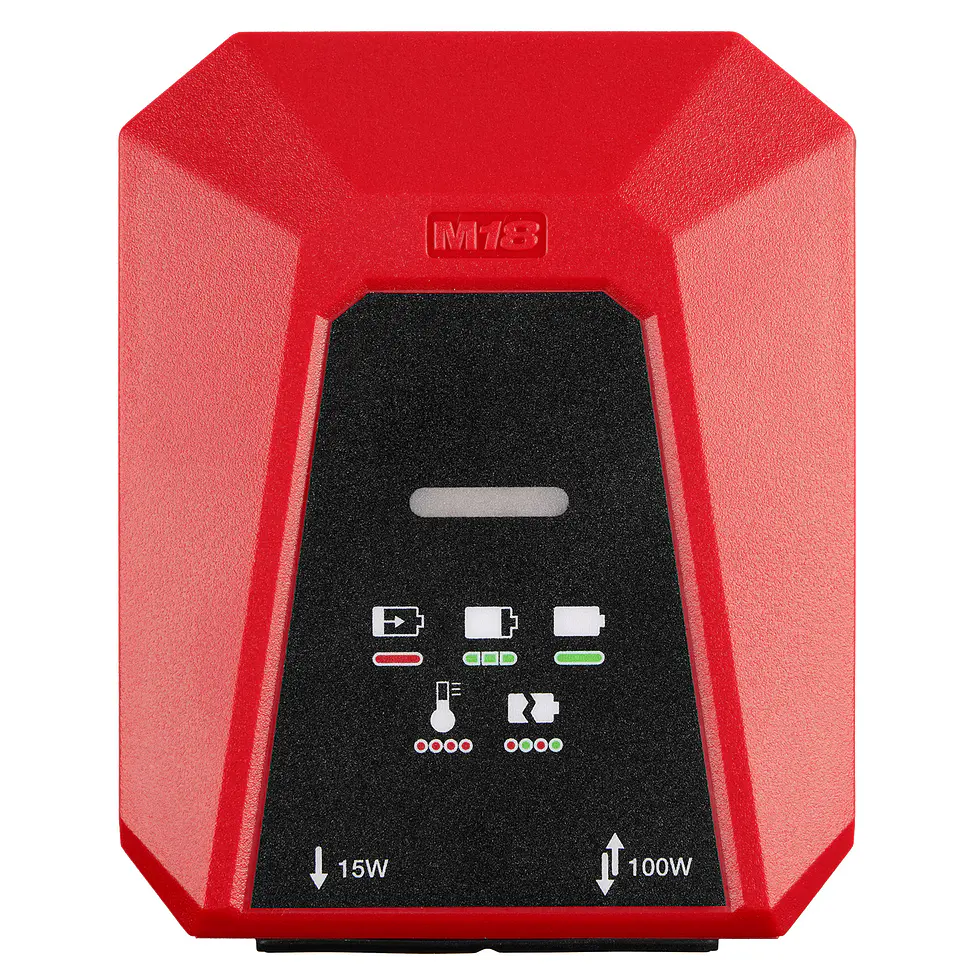 Cargador y Fuente de Alimentación USB Milwaukee M18 TOP-OFF 2847-20 17