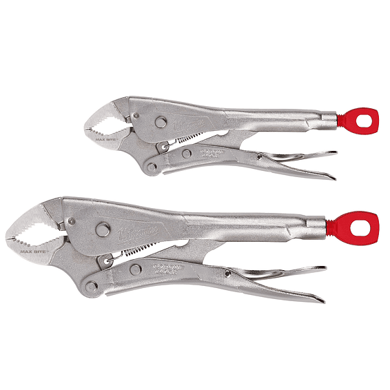 Milwaukee Pack 2 Caimanes 7 y 10 Pulgadas Max Bite Torque Lock 48-22-3702 2
