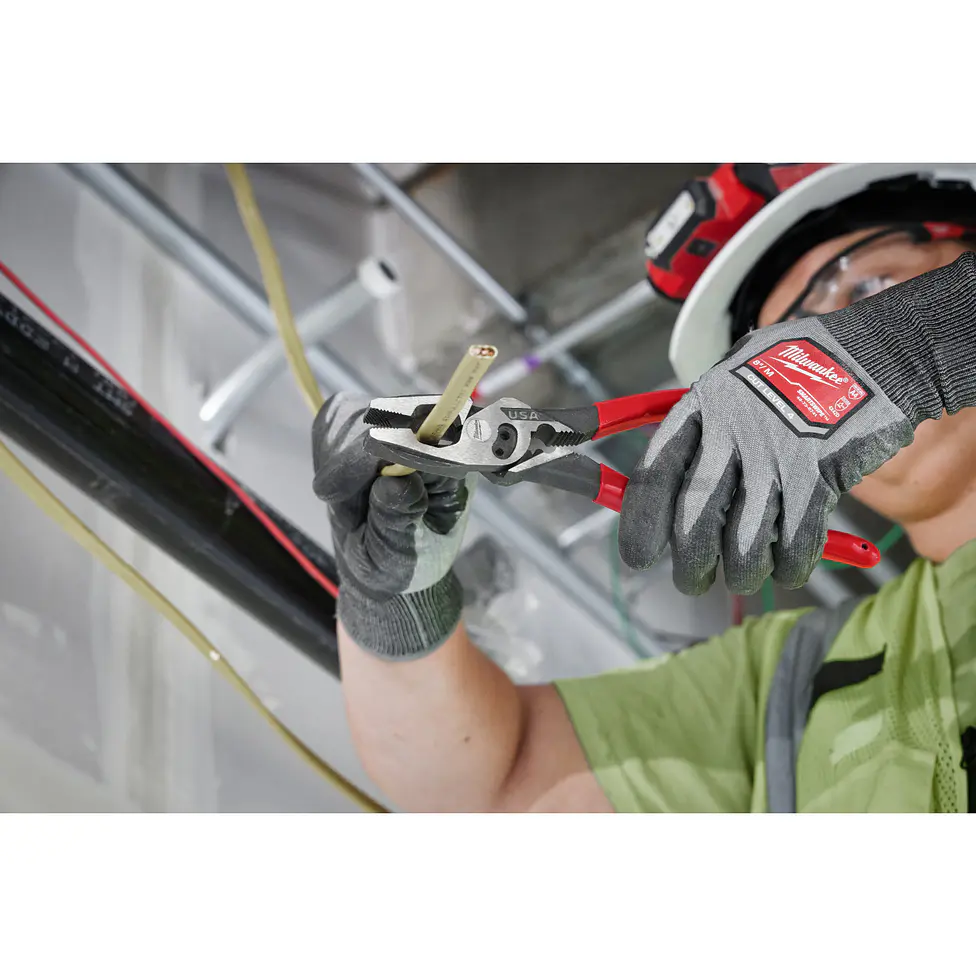 Alicate Universal Milwaukee Electricista Crimpeador Hecho En Usa MT500C 9