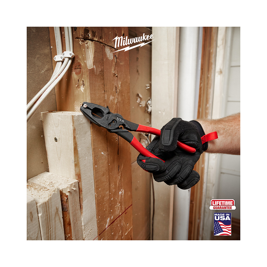 Milwaukee Alicate Universal Electricista Crimpeador Hecho En Usa MT500C 10