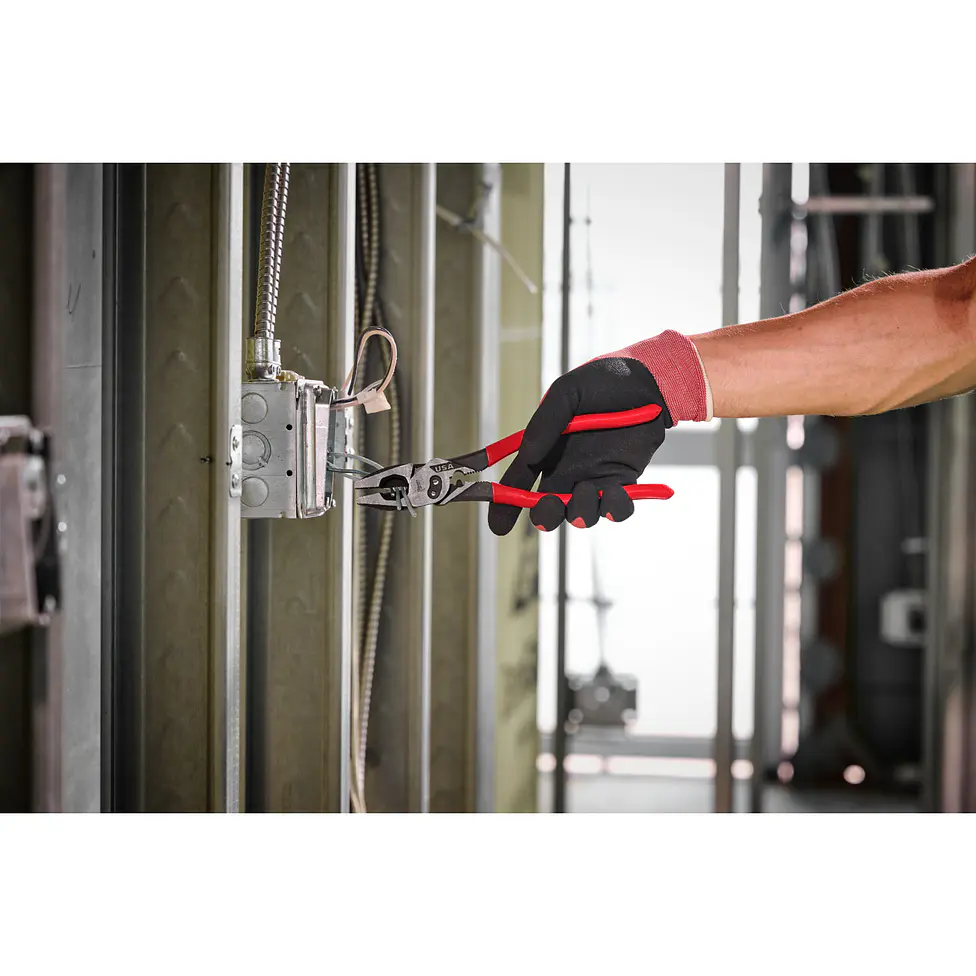 Alicate Universal Milwaukee Electricista Crimpeador Hecho En Usa MT500C 13