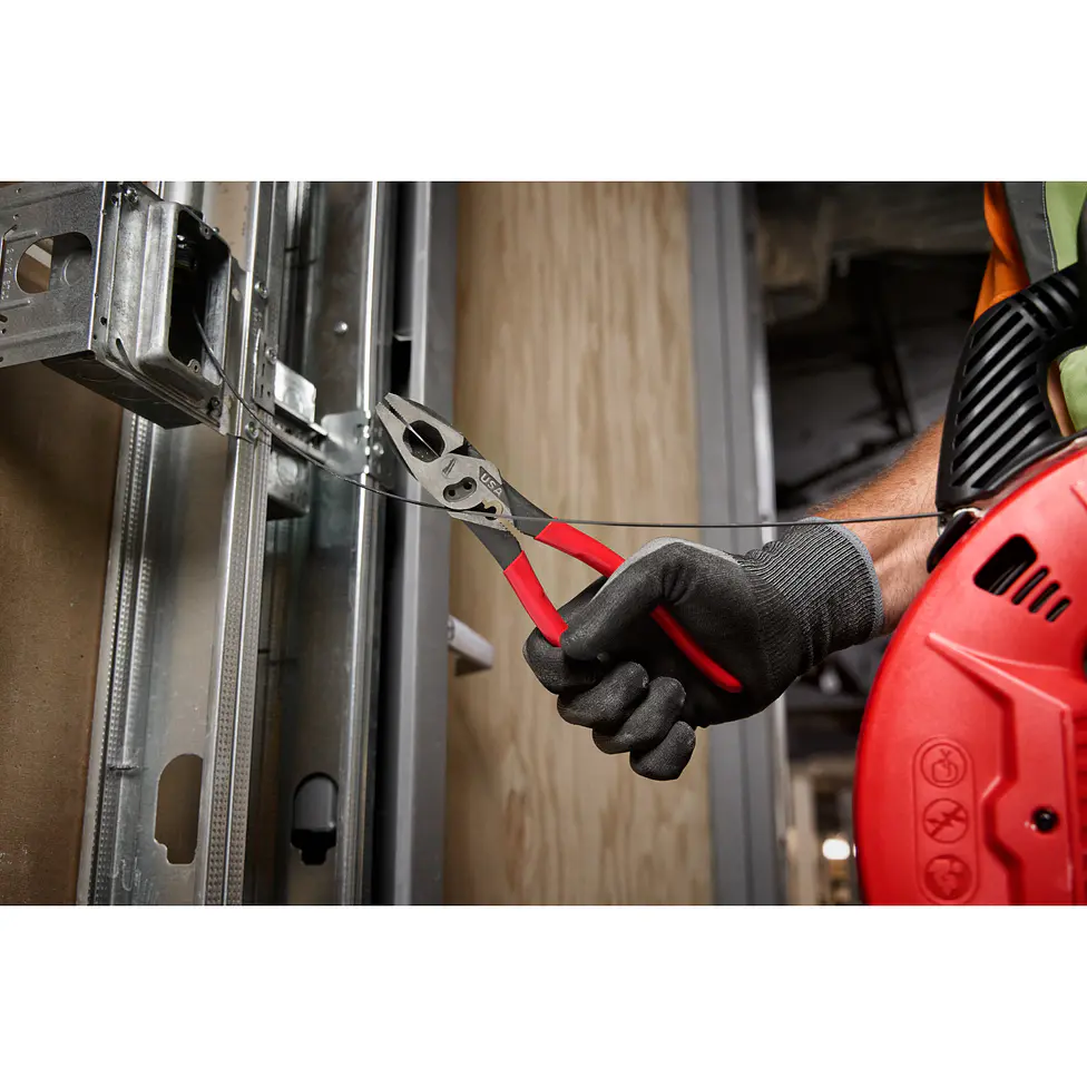 Alicate Universal Milwaukee Electricista Crimpeador Hecho En Usa MT500C 17