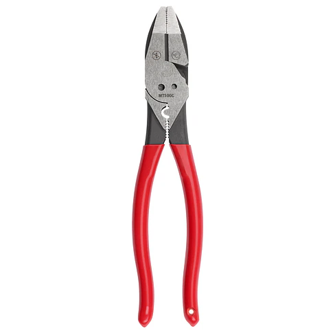 Alicate Universal Milwaukee Electricista Crimpeador Hecho En Usa MT500C 2