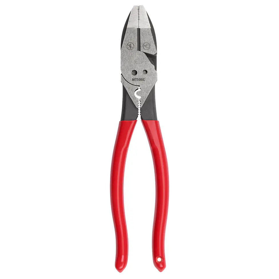 Alicate Universal Milwaukee Electricista Crimpeador Hecho En Usa MT500C 2