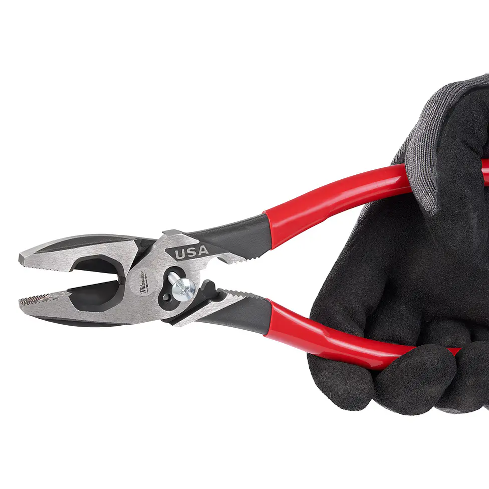Alicate Universal Milwaukee Electricista Crimpeador Hecho En Usa MT500C 22