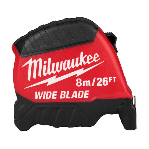 Milwaukee Huincha De Medir 8 Metros Hoja Ancha 48-22-1226 Wide Blade