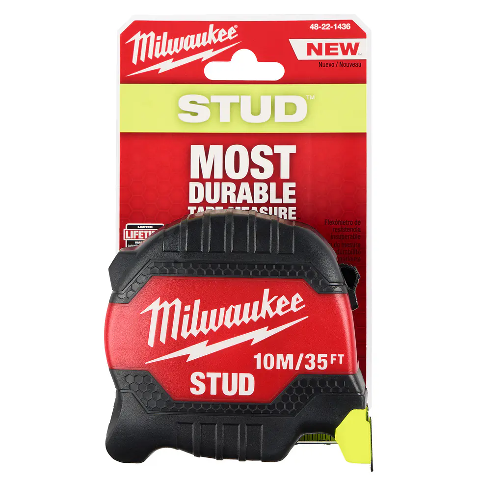 Huincha De Medir 10 Metros Milwaukee STUD 48-22-1436 2