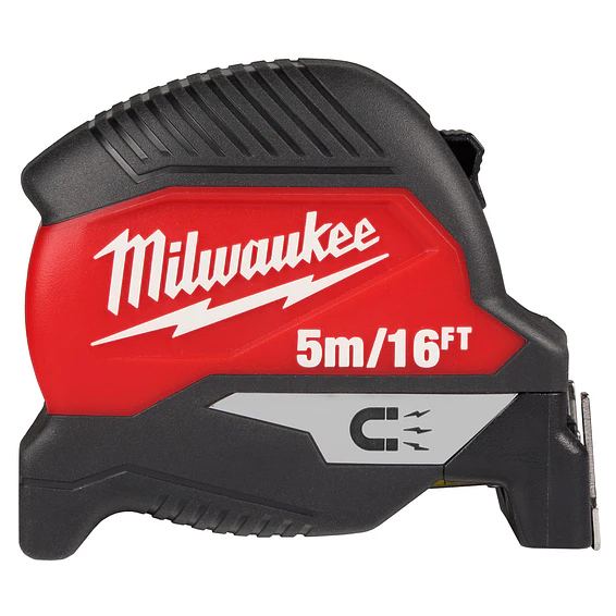 Milwaukee Huincha De Medir 5 Metros Punta Magnética 48-22-1017M 1