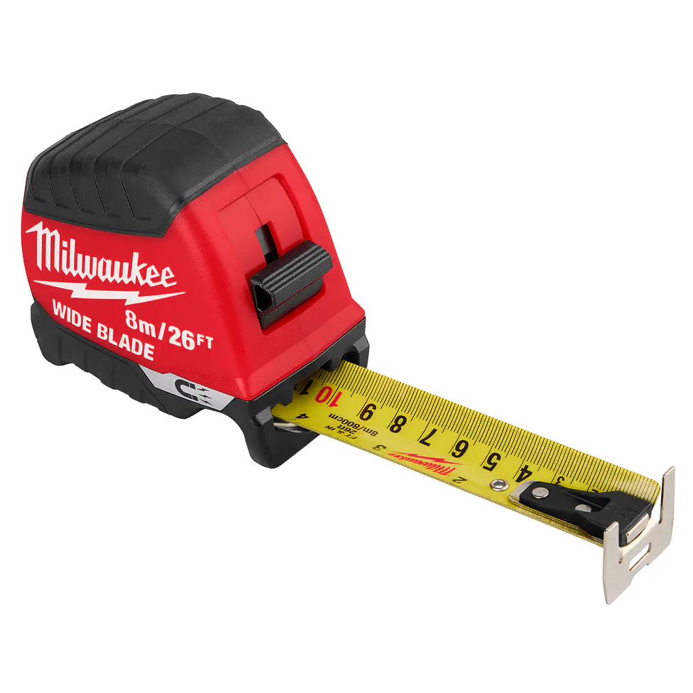 Huincha De Medir 8 Mt Milwaukee Punta Magnética Hoja Ancha 48-22-1226M 4