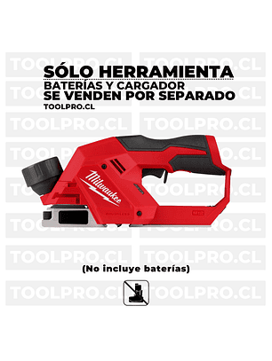 Milwaukee Cepillo Inalámbrico M12 Brushless 50,8 Mm 2524-20