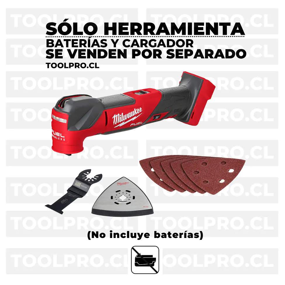 Herramienta Oscilatoria Multiusos Milwaukee M18 Fuel 2836-20 2