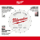 Milwaukee Disco Sierra Circular 5-3/8  16 Dientes Madera 48-40-0522 - Miniatura 4