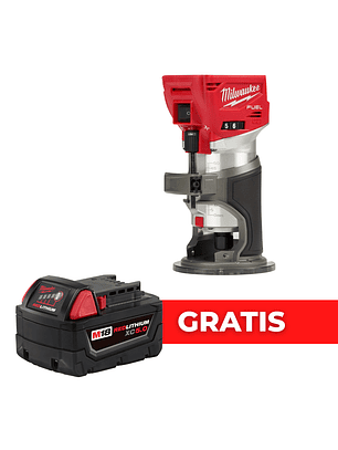 Milwaukee Router M18 Fuel 1.25hp Modelo 2723-20 + Batería 5 Ah