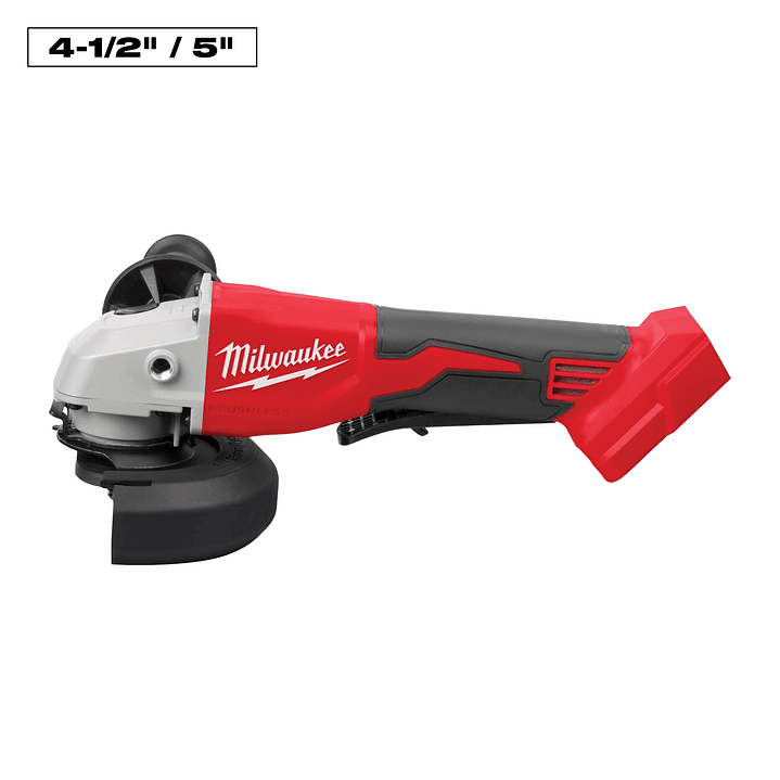 Milwaukee Esmeril Angular M18 Brushless 2686-20 + Batería y cargador 4