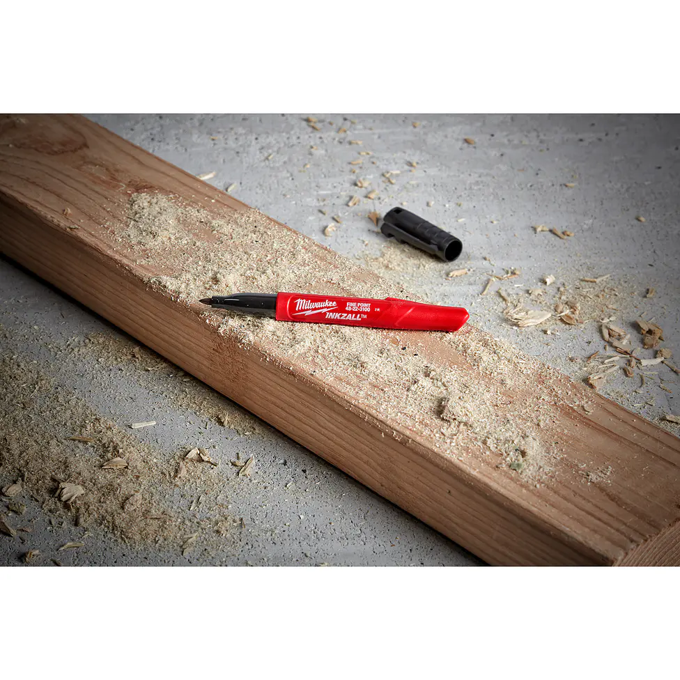 Milwaukee 10 Marcadores Permanentes Inkzall Punta Fina Rojo 6