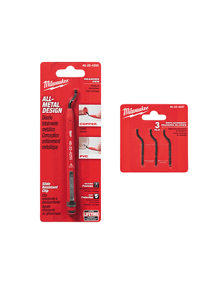 Milwaukee Escariador Tipo Lápiz Pvc Y Cobre + 3 Repuestos