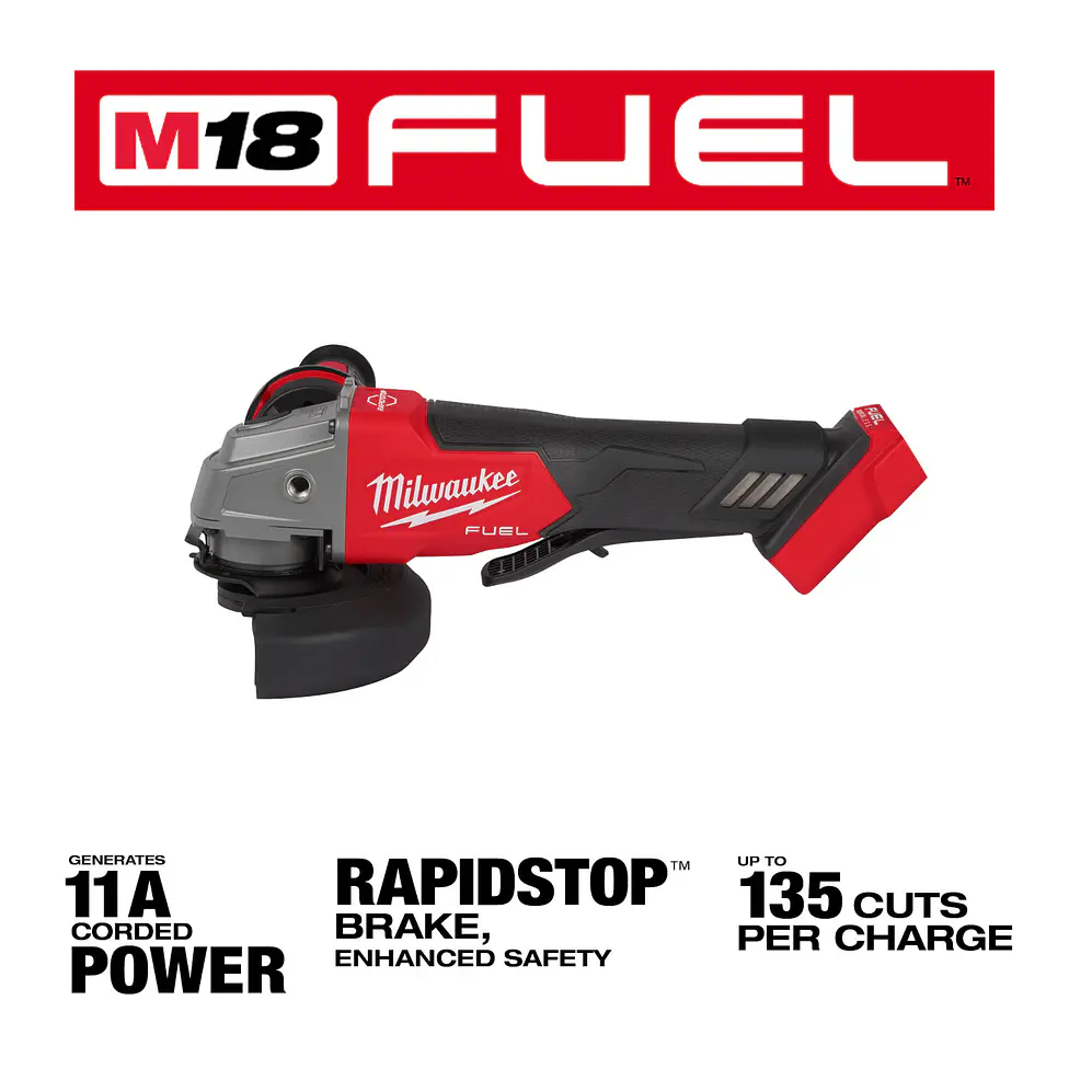 Milwaukee Kit Esmeril Angular M18 FUEL 2880-20 + 2 Bat 2